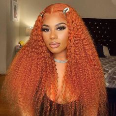 Wigs Style: Jerry Curl Lace Style: 4x1 Lace Part Wigs Density: 150% Hair Material: 100% Virgin Human Hair Hair Color: Ginger Orange Color 88J Texture: Curly Hair wigs, Soft, Comb Easily, Minimal Shedding, No Tangling Shipment: USPS Express 1-3 days; USPS 3-5 business days; DHL/FedEx/UPS 4-6 business days; To UK 5-10 business days; (APO/FPO takes 7-15 days) Special Features: Can Be Straighten and Restyled Auburn Color, Hair Color Orange, Textured Curly Hair, Ginger Hair Color, Curly Hair Wig, Curly Human Hair Wig, Curly Lace Front Wigs, Human Virgin Hair, Colored Wigs