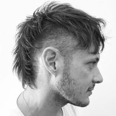 Mohawk Men, Punk Mullet, Modern Mohawk, Surfer Hairstyles, Long Mohawk, Mohawk For Men, Short Mohawk