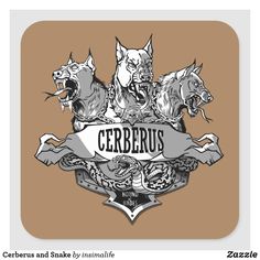 the logo for cerberus, an animal - themed restaurant in new york city