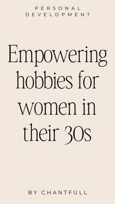 Explore our curated list of hobbies for women in their 30s! Discover activities that balance creativity, health, and personal growth, perfect for nurturing your well-being and embracing a fulfilling lifestyle. #Wellness #SelfCare #Hobbies #MentalHealth #DIY #Art #Fitness #Mindfulness #CreativeLifestyle Hobbies In Your 30s, Hobbies At Home For Women, Simple Hobbies For Women, Women In Their 30s Aesthetic, Hobbies For Women In 30s, Become The Most Interesting Woman, Things To Do In Your 30s, Healthy Hobbies For Women, Summer Hobbies For Women