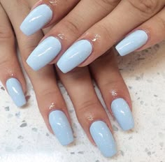 Koleksi Makeup, Smink Inspiration, Blue Nail, Trim Nails