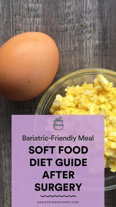 Unlock the secrets of the soft food diet after bariatric surgery! Celebrate this exciting milestone with confidence as you transition to solid food. Get answers to your burning questions: What foods are allowed? Discover soft food ideas and portion guidelines. Let's navigate this stage together. Find all the answers you need right here! Soft Food Ideas, Soft Food Diet, Soft Diet, Low Fiber Diet, Diet Diary, Raw Vegan Diet, Bariatric Friendly Recipes, Bariatric Diet