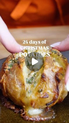 Poppy O’Toole on Instagram: "It’s 24 Days of Christmas Potatoes DAY 2 and we’ve got a CAMBERT-STUFFED STAR CROSS POTATO 🤯🥔

Is there anything more Christmassy than a camembert stuffed in a jacket potato with garlic butter and caramelised onions? I think no.

Get the full recipe on poppycooks(dot)com or through the link in bio and enjoy at home. It’s a good’un! 🥔 #24ChristmasPotatoes #christmas #christmasfood #potato #potatoes #jacketpotato #camembert" Christmas Potatoes, Jacket Potatoes, Caramelised Onions, Family Dinner Night, Friends Dinner, Potato Bake, Jacket Potato, Potato Recipes Side Dishes, Veggie Tales