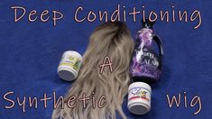 How To Revive Synthetic Wig, Diy Synthetic Wig Conditioner, Wig Hacks, Wig Maintenance, Diy Conditioner, Synthetic Hair Care, Wig Tutorial, Braids With Shaved Sides, Wig Care