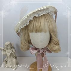 This price is for a hat only. Cute Beige Wide Brim Hat, Beige Top Hat With Flat Brim For Spring, Beige One Size Fits Most Bonnet, One Size Fits Most Beige Bonnet, Beige Flat Brim Top Hat For Spring, Spring Beige Headpiece With Curved Brim, Beige Brimmed Top Hat For Spring, Cream Flat Brim Top Hat For Spring, Beige Summer Hat Costume Headpiece