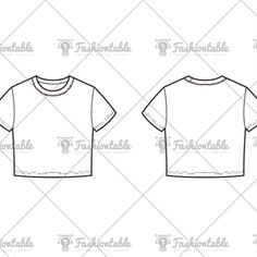 Short sleeve tee fashion flat sketches 숏 반팔 티 패션도식화 Flat Sketches, Fashion Flats, Short Sleeve Tee, Short Sleeves