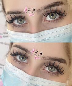 Korean Eyelashes, Manga Lashes Extensions, Anime Lash Extensions, Doll Lash Extensions, Anime Lashes, Fake Lashes Makeup