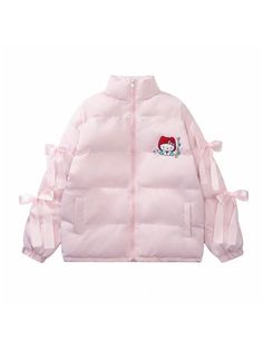 𝔇𝔢𝔱𝔞𝔦𝔩𝔰: Style: Y2k,Kawaii, Coquette Material: Cotton This adorable coat features a delightful kitty pattern that adds a cute and playful touch to your winter wardrobe. The charming ribbon details give it an extra touch of elegance and style. Not only is it stylish, but this coat is also warm and puffy, perfect for keeping you cozy on chilly days. Made with premium material, perfect for winter! Free Shipping with over 80 $ purchase! We ship worldwide!! SIZE CHEST LENGTH SLEEVE SHOULDERM 51 in... Kawaii Ribbon, Kawaii Coquette, Kitty Pattern, Coquette Kawaii, Pink Puffer Coat, Y2k Kawaii, Cute Coats, Fishnet Stockings, Pink Outfits