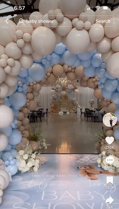 Dream Theme Baby Shower Ideas, Gender Reveal Ideas Cloud Theme, It’s A Boy Baby Shower Ideas, Dreamy Baby Shower Theme Boy, Baby Boy Cloud Shower Ideas, Cloud Theme Balloon Garland, Boho Baby Shower Ideas Boy, Carnival Baby Shower Theme Boy, Barely Wait