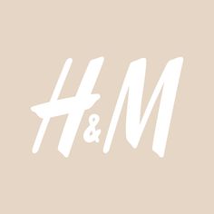 the h and m logo is shown in white