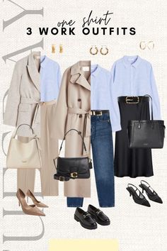 Rainy Day Office Outfit Spring, Capsule Wardrobe Work Office, Mode Ab 50, Simple Work Outfits, Casual Work Wear, Look Formal, Style Inspiration Casual, Business Casual Outfits For Work, Stylish Work Outfits