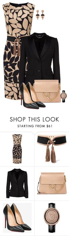 "Untitled #4594" by barones-tania ❤ liked on Polyvore featuring Balmain, Alexander McQueen, ChloÃ©, Christian Louboutin and Gucci Search Pinterest, Outfit Chic, Work Wardrobe, Business Attire, Business Fashion, Skirt Outfits