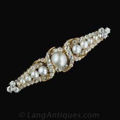 Brooches & Pins: Vintage, Antique & Estate Brooches & Pins | Lang Pearl Wedding Ring, Timeless Engagement Ring, Pearl Engagement Ring, Traditional Engagement Rings, Pearl Accessories, Diamond Bar, Natural Pearl, Victorian Jewelry, Vintage Engagement