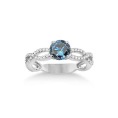 Elevate your special moments with the Pompeii3 Infinity Engagement Ring, a symbol of eternal love. This exquisite piece features:

- Main stone: 1/2ct blue color-enhanced diamond
- Accent stones: Round white diamonds
- Material: Solid 14K white gold
- Size: 4.5
- Color: Blue
- Gender: Female
- Age Group: Adult

Crafted with precision, the intertwining design of this ring represents an unbreakable bond, making it an ideal choice for engagements or as a significant gift. The contrast between the d Blue Centerpieces, Infinity Engagement Ring, White Gold Band, Eternal Love, Yellow Diamond, Blue Gender, Diamond Sizes, Special Moments, Blue Diamond