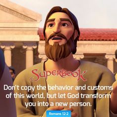 a cartoon character with a bible verse on it's chest and the words, we can be sure that we know him if he obey his commandments