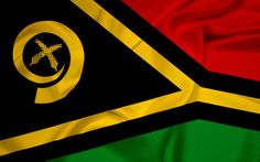 the flag of saint kitts is shown in close up