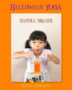 with Halloween Yoga Poses For Kids, Yoga Poses For Kids, Yoga Candles