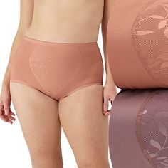 These firm control brief panties from Bali® feature an inner power mesh tummy panel and smooth fabric blend.With an inner power mesh tummy panel, these women's Bali panties flatten your stomach. Click on this INTIMATES & SLEEPWEAR Guide to find the perfect fit and more!PRODUCT FEATURES 2-pack Picot trim Full coverage Flat waistband and leg openings Slightly stretchy fabric blend Style no. X710 FABRIC & CARE Body: nylon/spandex Lining: cotton Machine wash Imported Size: Large. Color: Purple Rose Inner Power, Purple Rose, Preschool Outfits, Purple Roses, Baby Clothes Shops, Bra Women, Trendy Plus Size, Stretchy Fabric, Swimwear Tops