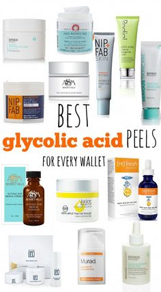 Glycolic Acid Peel, Acid Peel, Peel Pads, Chemical Peel, Anti Aging Skin Products, Glycolic Acid, Aging Skin Care, How To Apply Makeup, Skincare Tips