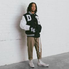 10.Deep Presents Its First Collaborative Drop Of The Season: A Golden Bear Varsity Jacket. - Brand New With Tags - Men Size M - Crafted In The United States By The Renowned California-Based Outfit - Limited Edition Jacket Boasts A Classic Navy/White Colorway - Pairs Cowhide Leather Sleeves And Pocket Welts With A Wool Body - Button Placket - Quilted Lining - Custom Hand-Sewn Chenille Patches. White Streetwear Outerwear With Pockets, White Hip Hop Outerwear For Fall, White Hooded Varsity Outerwear, White Varsity Jacket With Pockets For Winter, White Hip Hop Winter Outerwear, White Hooded Hip Hop Varsity Jacket, White Cotton Varsity Jacket For Streetwear, White Hip Hop Varsity Jacket For Winter, White Varsity Track Jacket For Fall