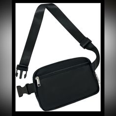 Mini Fanny Pack Black Belt Bag For Women And Men, Cross Body Fanny Pack With Adjustable Strap, Waterproof Small Fanny Packs For Workout, Running, Traveling Hiking [Details Redefine Quality]--The Fabric Of The Belt Bag Has Been Fully Upgraded And Optimized With Waterproof And Wear-Resistant Nylon Fabric, Which Makes The Black Belt Bag More Waterproof And Durable. The Zipper Of The Black Fanny Pack Has A Smooth Design That Is Not Easy To Snag, Making It Easy For You To Use It Over And Over Again, Multifunctional Black Travel Accessories With Pockets, Black Travel Accessories With Anti-theft Pocket For Outdoor Activities, Black Travel Accessories With Anti-theft Pocket For Outdoor, Versatile Black Travel Accessories With Anti-theft Pocket, Black Travel Accessories With Pockets For Outdoor Activities, Casual Black Nylon Belt Bag, Black Travel Pouch With Zipper Pocket, Black Nylon Travel Accessories With Pockets, Black Travel Accessories With Pockets For Daily Use