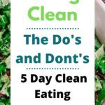 the do's and don'ts of 5 day clean eating plan