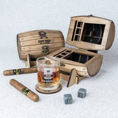 Searching for the perfect way to propose to your groomsmen or honor your best man? Look no further! Our whiskey glasses set in a wood barrel bar box is the ultimate gift for those special men by your side. Crafted with sophistication and style, this set is a timeless token of appreciation that they'll cherish long after the wedding day.  Crafted with precision and attention to detail, our engraved wood barrel box serves is the perfect presentation for your whiskey glasses set. Personalize it wit Board Game Diy, Godfather Proposal, Personalized Whiskey Glasses, Groomsmen Boxes, Groomsmen Proposals, Groomsman Proposal Box, Groomsmen Proposal Gifts, Groomsman Proposal, Groomsmen Gift Ideas