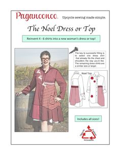 the new dress or top sewing pattern is shown