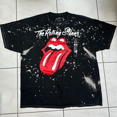 Brand New Band Tee Listed Under Men But Can Be Unisex Brand New Band, Htv Ideas, Rolling Stones Concert, Boutique Tees, Neo Grunge, Rolling Stones Shirt, Rolling Stones Tee, Rolling Stones Band, Lip Logo