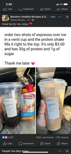 Premier Protein Shake Recipes, Protein Iced Coffee, Premier Protein Shake, Coffee Protein Smoothie, Protein Drink Recipes, Premier Protein Shakes, Protein Coffee, Premier Protein, Easy Recipes For Beginners