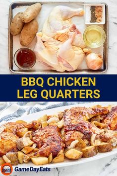 Fire up the flavor with these easy BBQ Chicken Leg Quarters! Made with just a few simple ingredients like chicken, your favorite BBQ sauce, and spices, this recipe is perfect for a weeknight dinner or a weekend cookout. #BBQChicken #ChickenLegQuarters #EasyRecipe #Grilling #DinnerIdeas