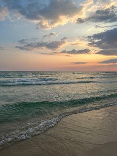 Beach, ocean, blue water, turquoise water, green water, waves, sunset, pink sky, purple sky, blue sky, orange sky, yellow sky, clouds, night, dark, white sand Florida Beaches Aesthetic, Ocean City Aesthetic, Panama City Beach Florida Aesthetic, Panama Aesthetic