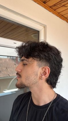 #mullet #goatee Mullet Hairstyle Men Short Hair, American Mullet Haircut, Hảir Style Mullet, Men Haircut Styles Mullet, Modern Mullet With Fade, Modern Mullet With Straight Hair, Mid Fade Mullet Men, Short Men Mullet, Mullet Hairstyle Mens Short Hair