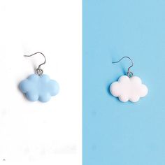 Free shipping Worldwide Txt Concert, Kawaii Swimsuit, Cloud Earrings, Cute Cloud, Anime Lingerie, Aesthetic Dark Academia, Kawaii Earrings, On Cloud Nine, Kawaii Accessories