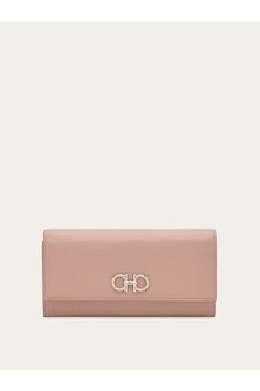 Shop the Gancini wallet with chain Blush pink on Ferragamo.com. Discover the iconic collection on our official online shop now. Free Delivery. Wallet With Chain, Wallet Chain, Metal Chain, Salvatore Ferragamo, Mini Bag, Blush Pink, Calf Skin, Slots, Coin