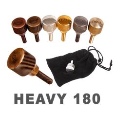 several different types of hair dryers with the words heavy 108 on it's side