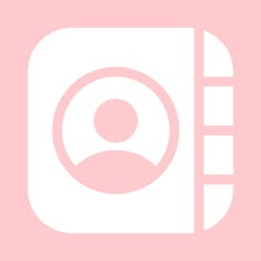 pink contacts app icon for phone Shortcuts App Icons Pink