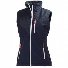 Crew Vest Sailing Jacket, Navy Vest, How To Wear Scarves, Jackets Online, Navy Women, Western Outfits, High Collar, Casual Outfit