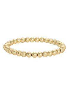 Add some shine to your wrist with our 6mm Gold Beaded Stretch Bracelet. Made with high-quality 18k gold or rhodium plating on a brass base, these 6.5" stretch bracelets feature 6mm brass beads for a touch of elegance. Perfect for everyday wear or special occasions. Shine on! Trucker Hat Fashion, Gold Bead Bracelet, Gameday Dress, Brass Beads, Gold Bead Bracelets, Bar Earrings, Shine On, Beaded Stretch Bracelet, Bow Headband