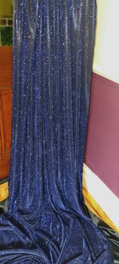 1mtr . navy blue Sparkly moonlight fabric 58 inches  wide  fabric. this is lovely beutifull elegant stretchy moonlight fabric can be used for bridal wear dresses party wear draping crafts and many other things. Mtr price Moonlight Fabric, Party Wear Dress, Dress Satin, Party Wear Dresses, Tulle Lace, Gorgeous Fabrics, Elegant Dress, Bridal Wear, Dress Fabric