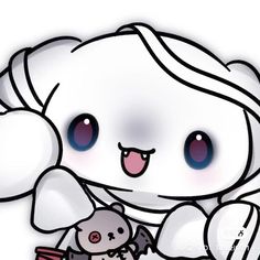 Cinnamoroll Halloween Pfp, Cinnamon Roll Sanrio Halloween, Cinnamoroll Family Names, Cimmanon Rolls Sanrio, Goth Cinnamoroll, Sanrio Halloween Icon, Cute Sanrio Icons, Halloween Sanrio Pfp, Cinnamon Roll Sanrio Pfp