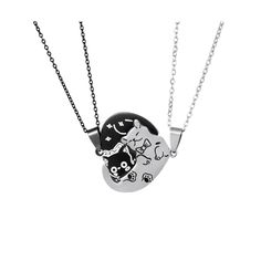 PRICES MAY VARY. Matching Necklace: Cat kitty animal necklace, Stainless steel cat yin yang necklace, geometric circle love heart matching necklaces for couples girlfriend and boyfriend. Cat BFF friendship necklace for 2. Cat Necklace Material: Stainless Steel. Non-toxic, harmless, not easy to slip off, long-term and skin contact is not allergic. Jewelry Size : Chain Length : 50 cm, Circle Round: 2.7*3CM, Love Heart: 3.2*3CM. Use Occasion : As a gifts for women men- Best friends necklace, friend Cute Cat Design Jewelry, Cute Cat Design Round Jewelry, Cute Round Cat Design Jewelry, Valentine's Day Friendship Necklace With Round Pendant, Metal Jewelry With Cat Design, Metal Cat Design Round Jewelry, Round Necklace With Cat Design For Gift, Round Friendship Necklaces For Valentine's Day, Round Necklaces For Friendship On Valentine's Day