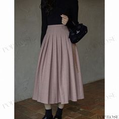 Delicate Pink Wraparound Skirt with Comfortable Fit and Soft Fabric Wraparound Skirt, Pink Midi Skirt, Half Skirt, Skirt For Women, Women's Casual Style, Chic Pink, Pink Skirt, Skirt Type, Types Of Skirts