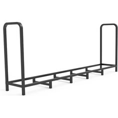 a black metal rack with two bars on each side and one bar attached to it