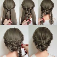 Hair Upstyles, Peinados Fáciles Para Cabello Corto, Bridesmaid Hair Down, Bridesmaid Hair Short, Bridesmaid Hair Updo, Princess Hairstyles, Penteado Cabelo Curto, Genetically Modified, Stretch Chinos