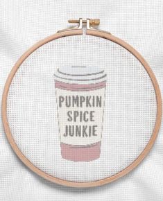 Cup Embroidery, Stitch Coffee, Fellow Coffee, Handmade Gifts For Friends, Cross Stitch Cross, Stitch Cross Stitch