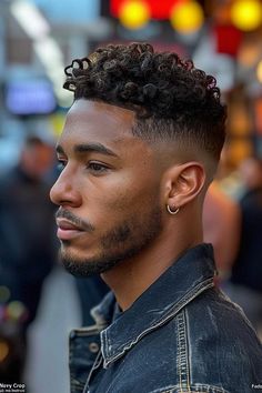 60 fade black men haircut Ideal For 2024 Goddess Braids Human Hair, Fade Black Men, Crop Fade, Braids Human Hair, Hairstyles Male