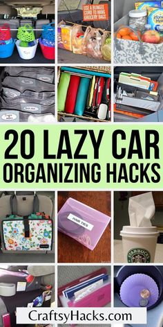 20 lazy car organizing hacks that are easy to do and great for small spaces