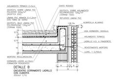 an architectural drawing showing the details of a building