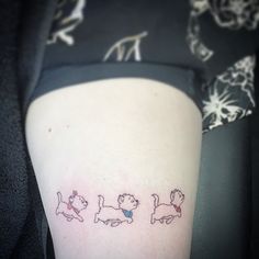 Sibling Tattoos For 3 Disney, Aristocrats Tattoo, Marie Tattoo Aristocats, Marie Aristocats Tattoo, Small Disney Tattoos, 3 Sibling Tattoos, Aristocats Tattoo, Marie Tattoo